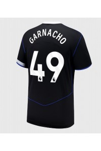 Chelsea Alejandro Garnacho #49 Jalkapallovaatteet Kolmaspaita 2025-26 Lyhythihainen